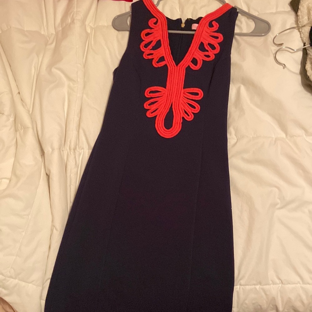 lily pulitzer navy dress